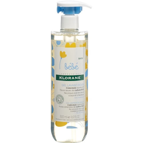 Klorane Bebe Tender foam gel 500ml buy online