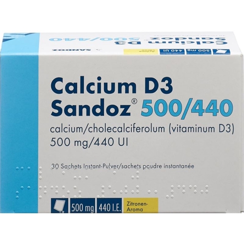 Calcium D3 Sandoz Pulver 500/440 Beutel 30 Stück buy online