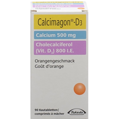 Calcimagon D3 500/800 Orange (o Aspar) Dose 90 Stück buy online