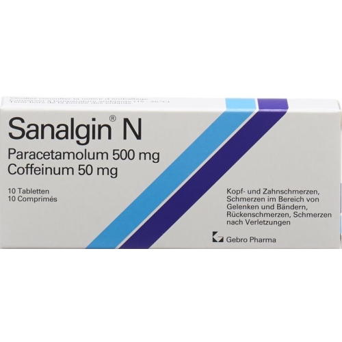 Sanalgin N Tabletten (neu) 10 Stück buy online