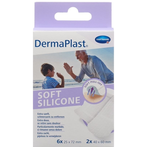 Dermaplast Soft Silicone Strips 8 pieces buy online