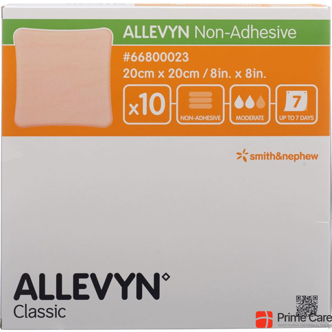 Allevyn Non-Adhesive Wound Dressing 20x20cm 10 pcs.