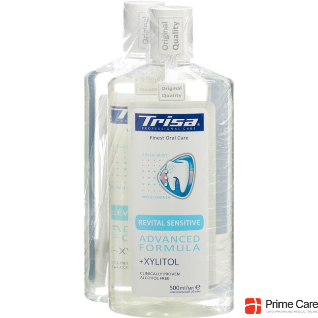 Trisa Mouthwash Revital Sensitive DUO 2 x 500 ml