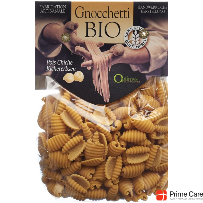 Optimys Gnocchetti chickpeas organic Btl 250 g