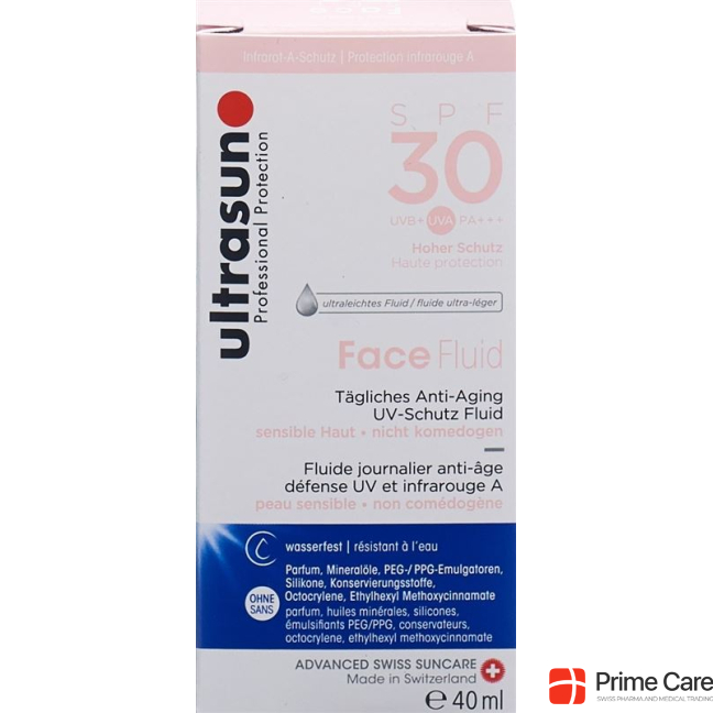 Ultrasun Face Fluid SPF30 Fl 40 ml