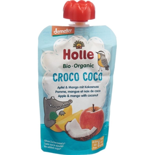 Holle Croco Coco - Pouchy apple mango coconut 100g