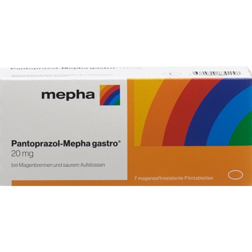 Pantoprazol Mepha Gastro Filmtabletten 20mg 7 Stück buy online