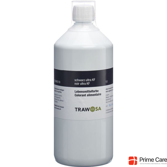 Trawosa food coloring black ultra for cakes and liquid