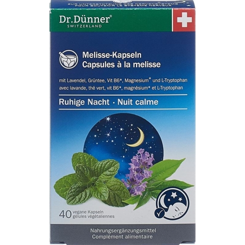 Dr. Dünner Melissa Calm Night Capsules 40 pieces buy online