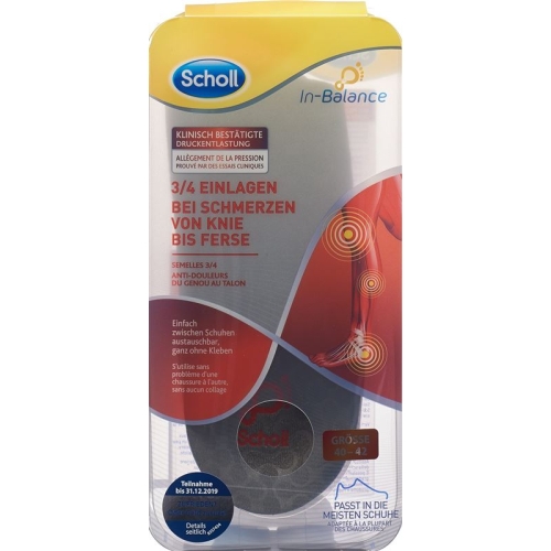 Scholl In-Balance Insoles 40-42 2 Pieces buy online