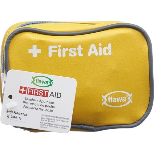 Flawa pocket pharmacy case light yellow buy online