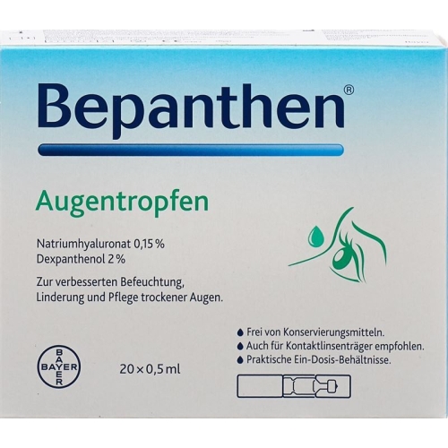 Bepanthen Eye drops 20 mono doses 0.5ml buy online