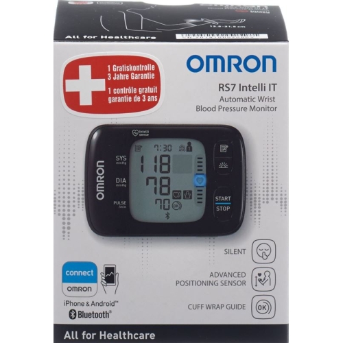 Omron blood pressure monitor wrist RS7 Intelli IT