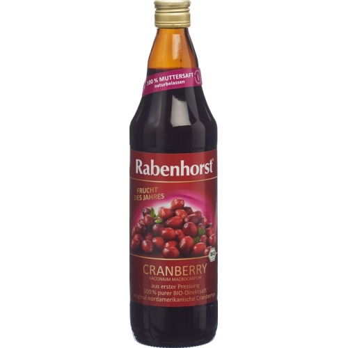 Rabenhorst Cranberry Muttersaft Bio Flasche 750ml buy online