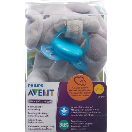 Avent Philips Snuggle+ultra Soft Elefant Türkis buy online