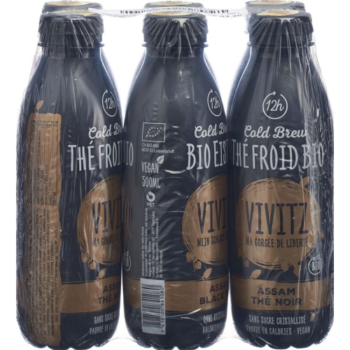 Vivitz Bio Eistee Cold Brew Bla Tea 6 X 0.5L buy online