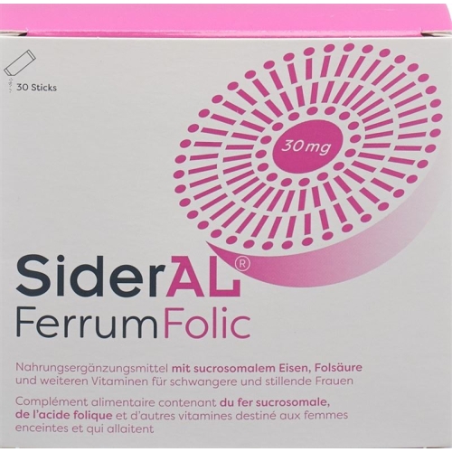 Sideral Ferrum Folic powder 30 sachets 1.6g buy online