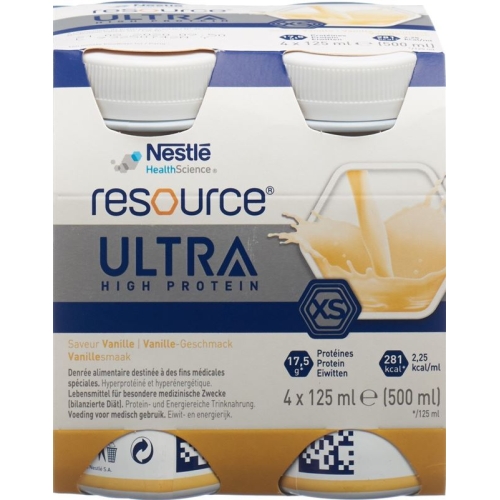 Resource Ultra XS Vanille 4 Flasche 125ml buy online