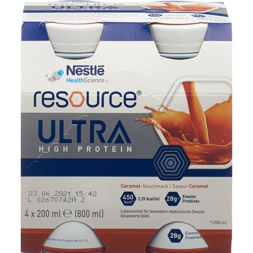 Resource Ultra Caramel 4 Flasche 200ml buy online