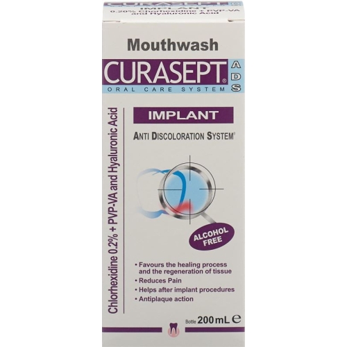 Curasept Ads Implant Mouthwash Flasche 200ml buy online