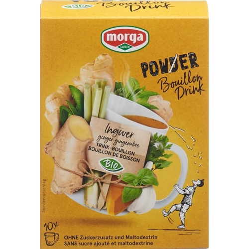 Morga Powerpowder Bouillondri Ingw Bio 10 Beutel 4g buy online