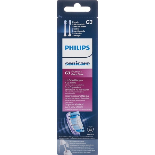 Philips Sonicare replacement brushes G3 Premium G Hx9052/17 2 pieces buy online