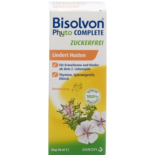 Bisolvon Phyto Complete Sugar Free Cough Syrup 120ml buy online