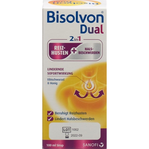 Bisolvon Dual 2 In 1 Cough syrup 100ml buy online