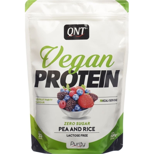 Qnt Vegan Protein Zero Sug-Lact Fr Red Fruit 500g buy online