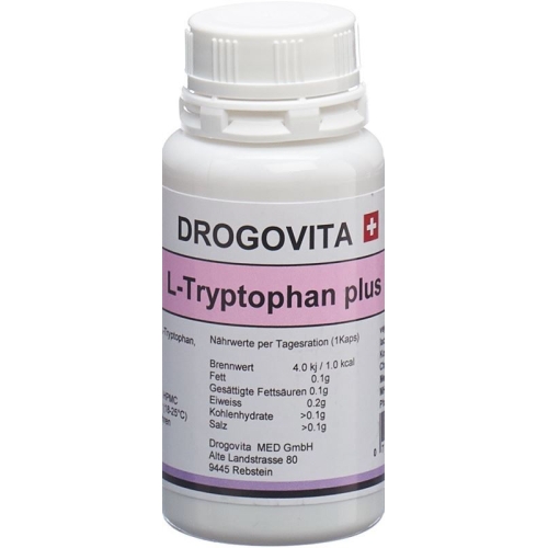 Drogovita L-tryptophan Plus Kapseln Dose 50 Stück buy online