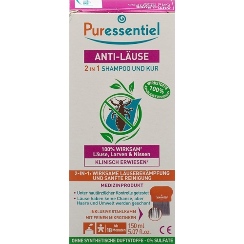 Puressentiel Anti-Lice Shampoo Mask +Comb 150 ml buy online