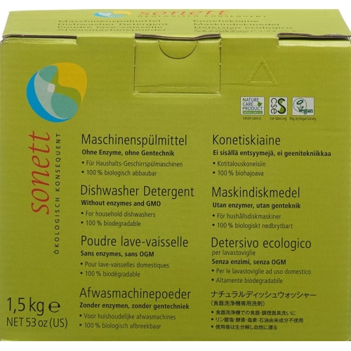 Sonett Maschinenspülmittel Pulver 1.5kg buy online