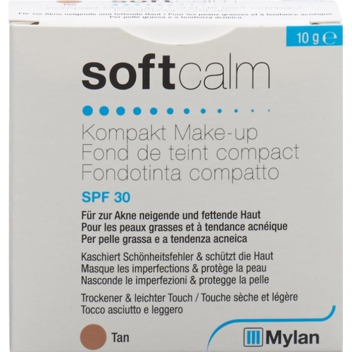 Softcalm Compact Foundation SPF 30 Tan can 10g buy online