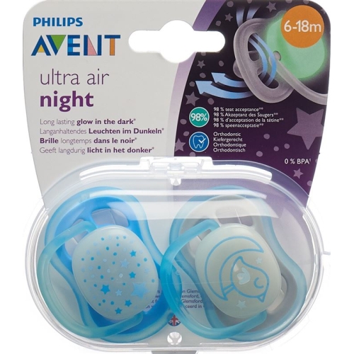 Avent Philips Schnul Ultra Air Ni 6-18m Boy Ste/vo buy online