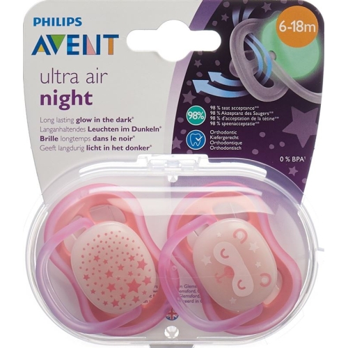 Avent Philips Schnul Ultra Air Ni 6-18m Gi Ste/kat buy online