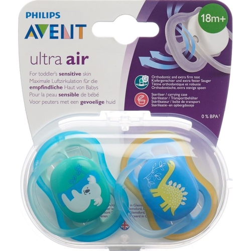 Avent Philips Schnul Ultra Air 18m+ Boy Dino/koala buy online