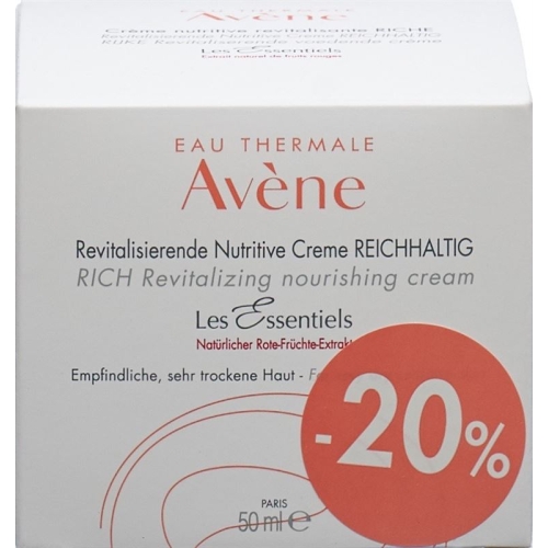 Avène Nutritive Creme Reichhaltig -20% 50ml buy online