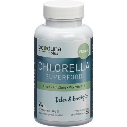 Ecoduna Plus Chlorella Kapseln Dose 120 Stück buy online