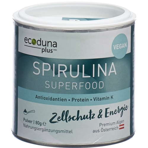 Ecoduna Plus Spirulina Pulver Dose 80g buy online