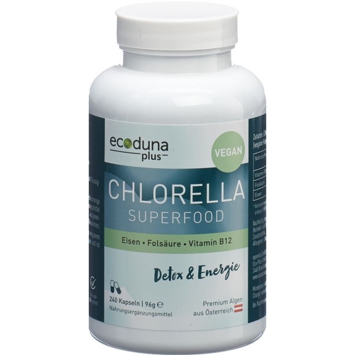 Ecoduna Plus Chlorella Kapseln Dose 240 Stück buy online