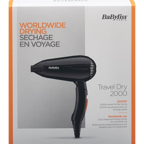 Babyliss hair dryer Travel Dry 2000 W buy online