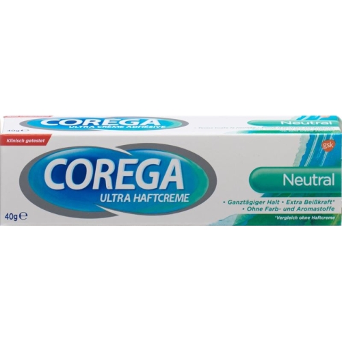 Corega Ultra Haftcreme Neutral (neu) 40g buy online