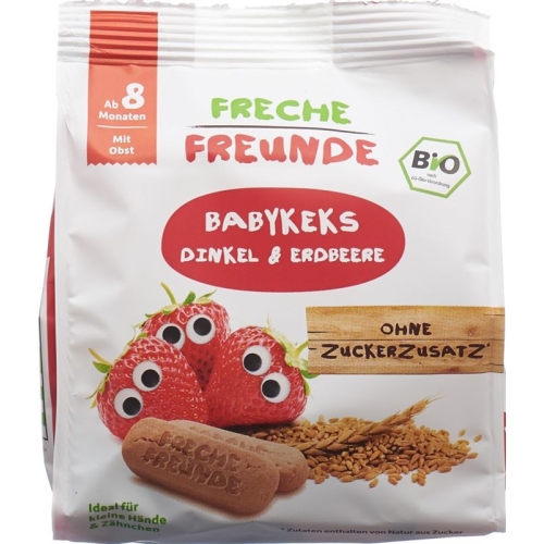 Freche Freunde Babykekse Dinkel Erdbeere 100g buy online