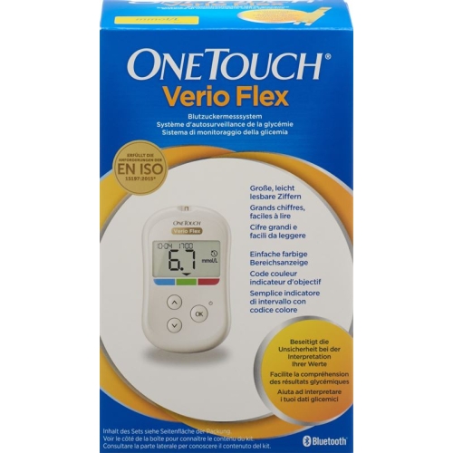 One Touch Verio Flex Blood Glucose Monitoring System Set mmol / L