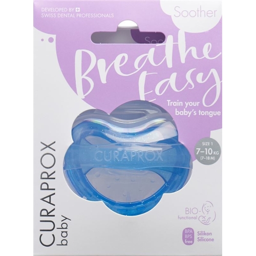 Curaprox pacifier Gr1 single blue