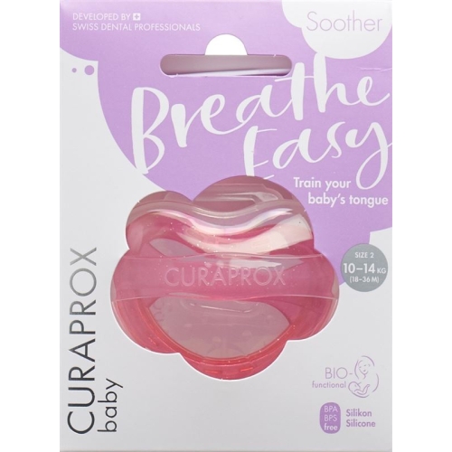 Curaprox pacifier Gr2 pink single