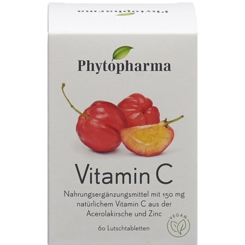 Phytopharma Vitamin C Lutschtabletten Dose 60 Stück buy online