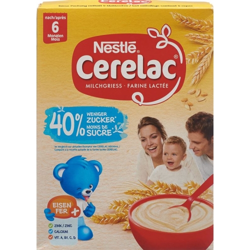 Nestle Cerelac Milchbrei -40% Zucker 6m 250g buy online