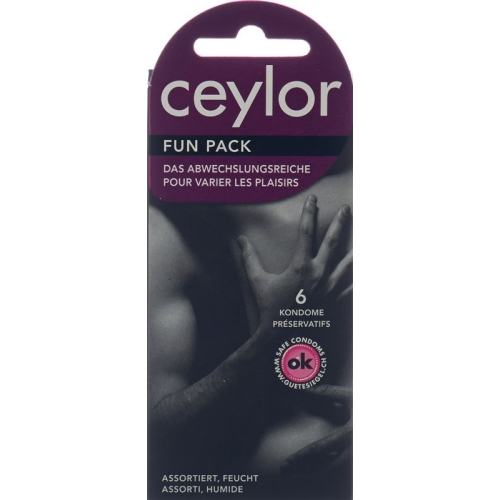 Ceylor Funpack Condoms with Reservoir 6 pieces