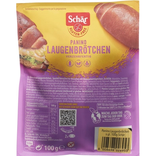 Schär Laugenbroetchen Glutenfrei 100g buy online